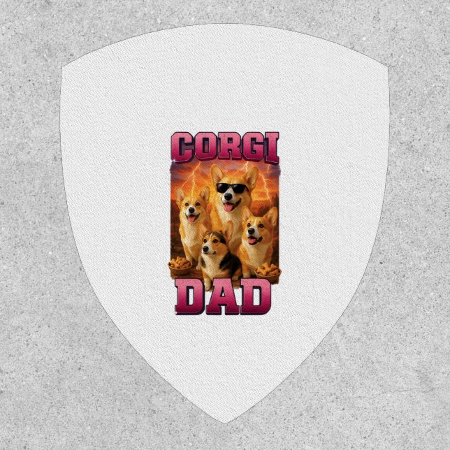 Corgi Copy Copy Copy Patch (Front)