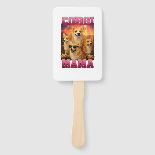 Corgi Copy Copy Hand Fan