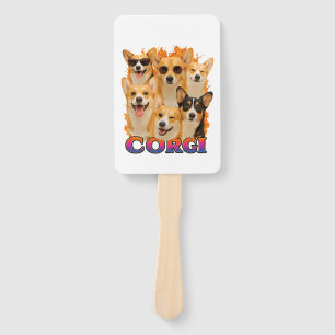 Corgi Copy Hand Fan