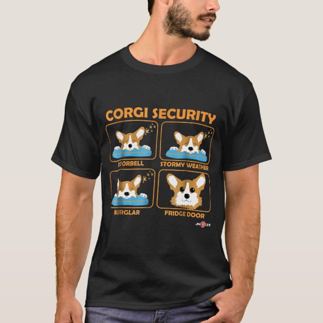 Corgi  Corgi Security  Corgi   T-Shirt (Front)