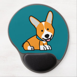 Corgi Corgis dog puppy doggy happy Pembroke Welsh Gel Mouse Pad