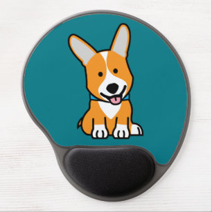 Corgi Corgis dog puppy doggy happy Pembroke Welsh Gel Mouse Pad