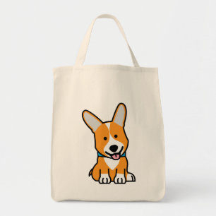 Corgi Corgis dog puppy doggy happy Pembroke Welsh Tote Bag