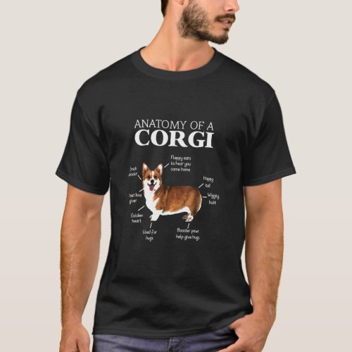 Corgi   Corgis Dog Puppy  T_Shirt
