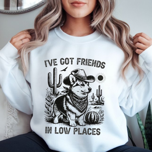Corgi Cowboy Funny Women’s  Sweatshirt (Creator Uploaded)