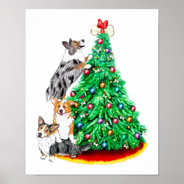 Corgi Cristmas Reach Goals Poster (Front)