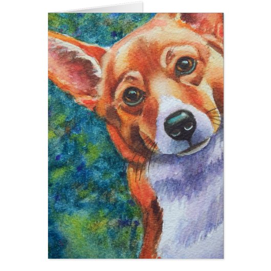 Corgi Curious Dog Cards (Front)