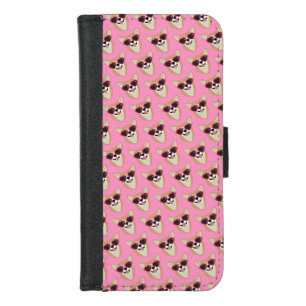 Corgi Cute Girly Pink iPhone 8/7 Wallet Case