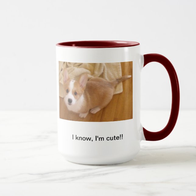 Corgi Cuteness Mug (Right)