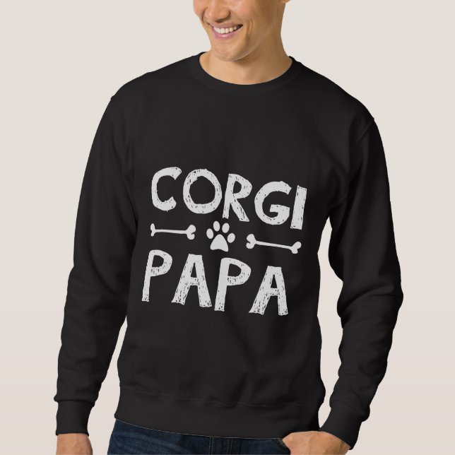 Corgi Dad 640 Sweatshirt (Front)