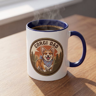 Corgi Dad Coffee Mug Welsh Corgi Dog Dad Gift