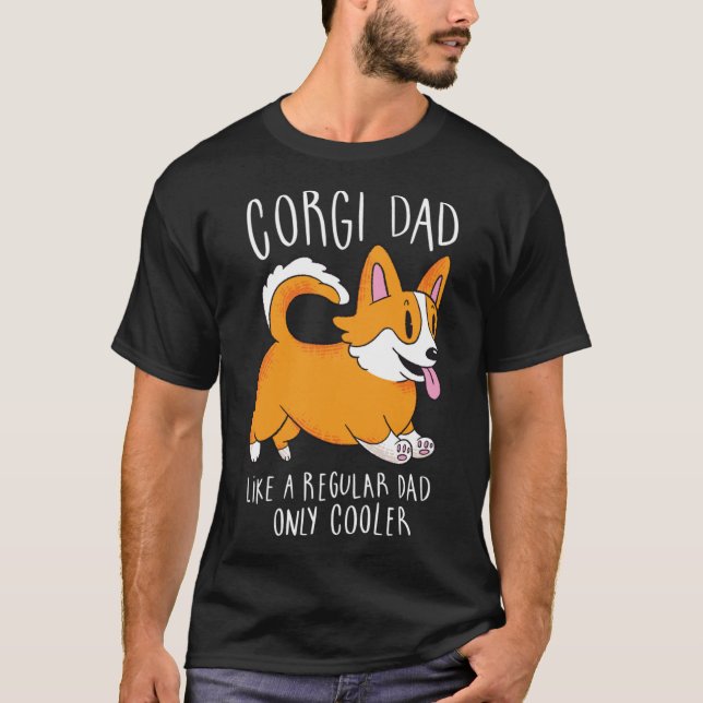 Corgi Dad Essential T-Shirt (Front)