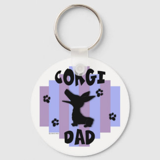 Corgi Dad Keychain