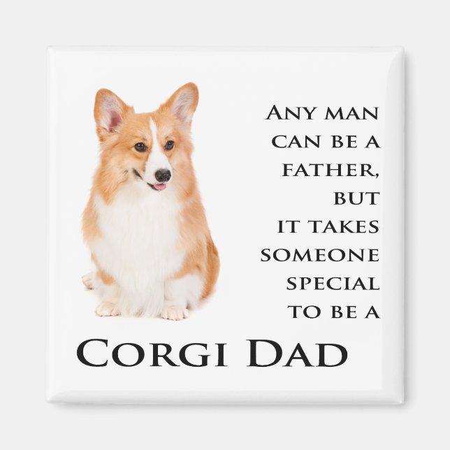 Corgi Dad Magnet (Front)