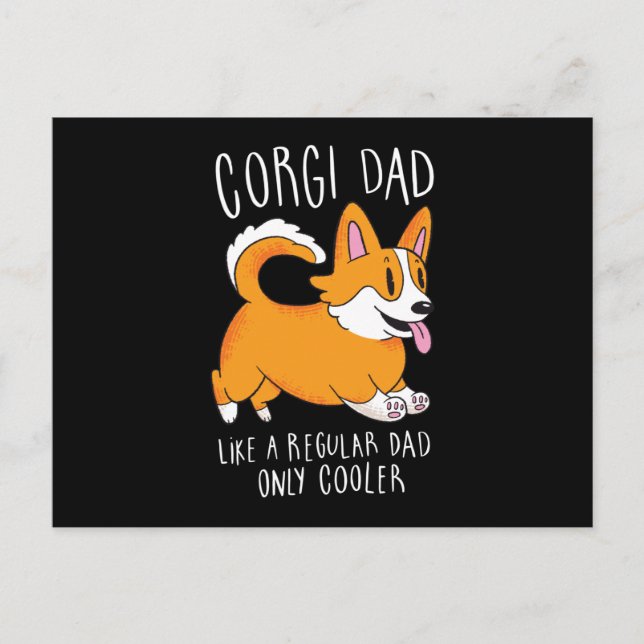 Corgi dad postcard (Front)
