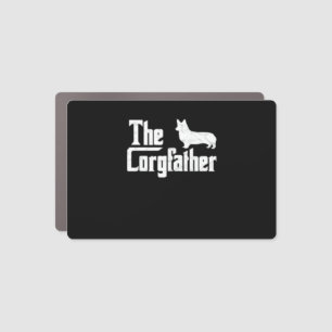 Corgi Dad the Corgfather Funny Corgi Lover Shirt G Car Magnet