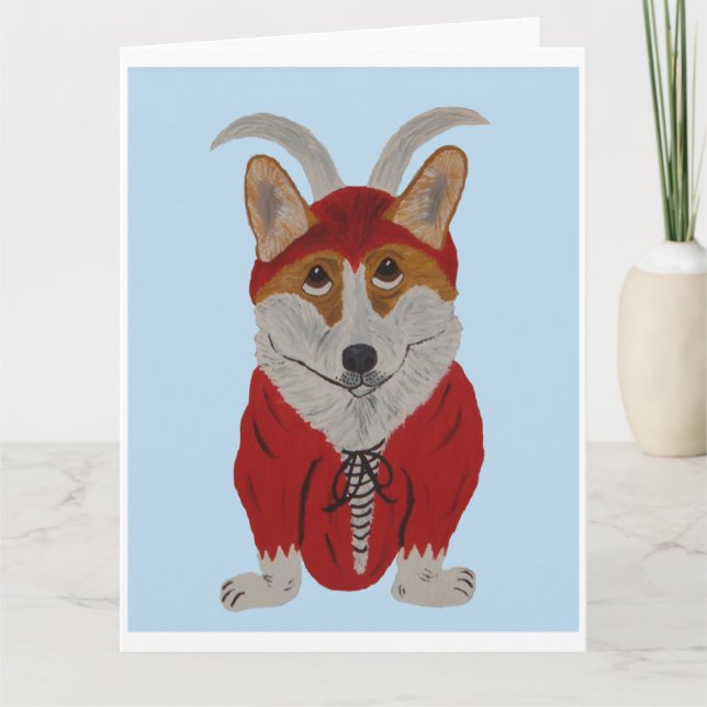 Corgi Devil Card (Front)