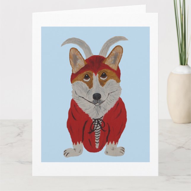 Corgi Devil Card (Front)