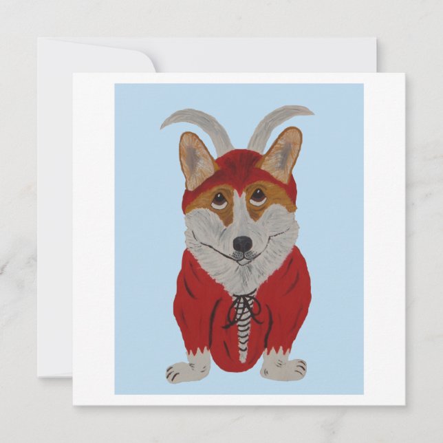 Corgi Devil Card (Front)