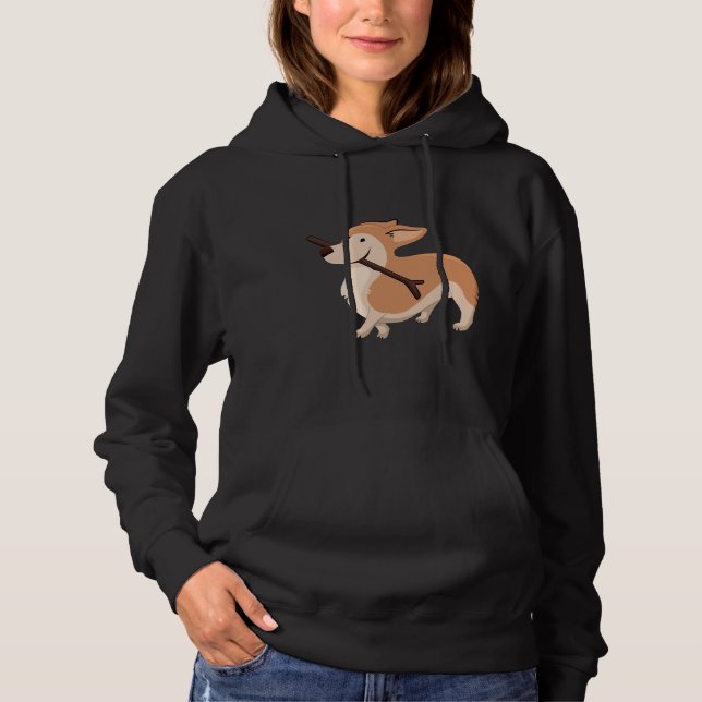 Corgi Dog  1061 Hoodie (Front)