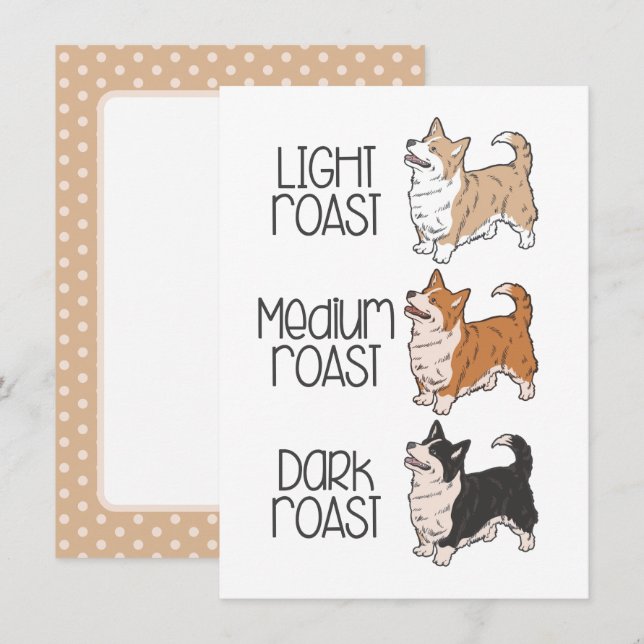 Corgi Dog and Coffee (Front/Back)