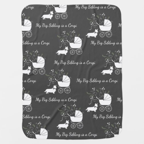 Corgi Dog Baby Shower Puppy Grey Welsh Pembroke