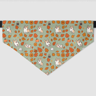 Corgi Dog Bandana Halloween Kawaii Cute Pet Collar