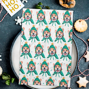 Corgi Dog Breed Christmas Kitchen Towel