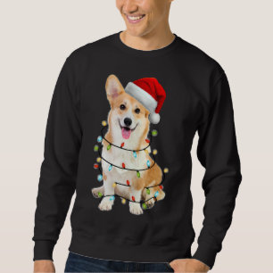 Corgi Dog Christmas Light Sweatshirt