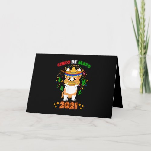 Corgi Dog Cinco De Mayo 2021 5th Of May Social Card