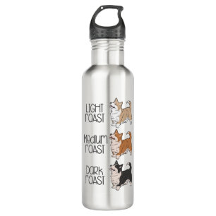 Corgi Dog & Coffee Stainless Steel Water Bottle