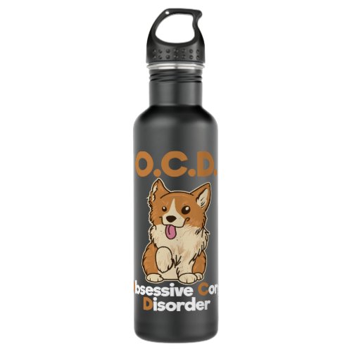 Corgi Dog Corgis Official Gassi Corgi Holder Femal Stainless Steel Water Bottle