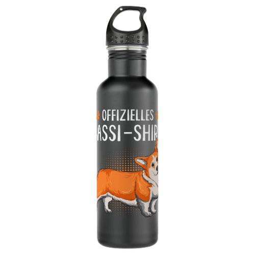 Corgi Dog Corgis Official Gassi Corgi Holder Femal Stainless Steel Water Bottle