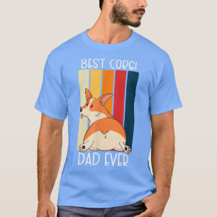 Corgi Dog Enthusiast Best Corgi Dad Ever  T-Shirt