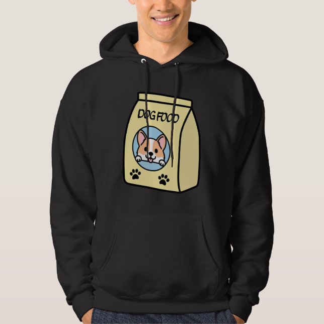 Corgi Dog Food Hoodie (Front)