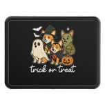 Corgi Dog Halloween Costume Spooky Hitch Cover