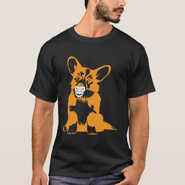 Corgi dog mom Corgi dad  1 T-Shirt (Front)