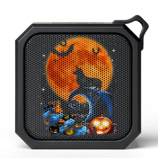 Corgi Dog Moon Pumpkin Halloween Costume Bluetooth Speaker