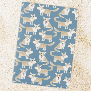 Corgi Dog Pattern Passport Holder