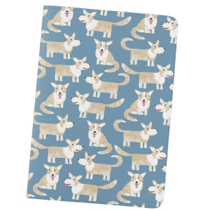Corgi Dog Pattern Passport Holder