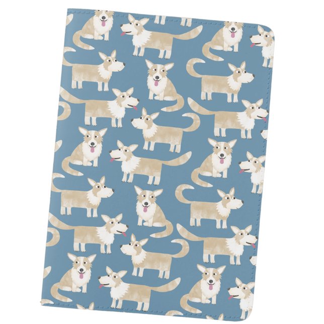 Corgi Dog Pattern Passport Holder (Fun Corgi dog pattern passport holder cover for animal lovers)