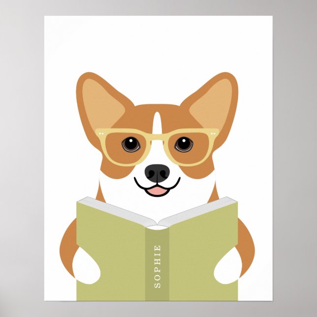 Corgi Dog Personalized Print (Front)