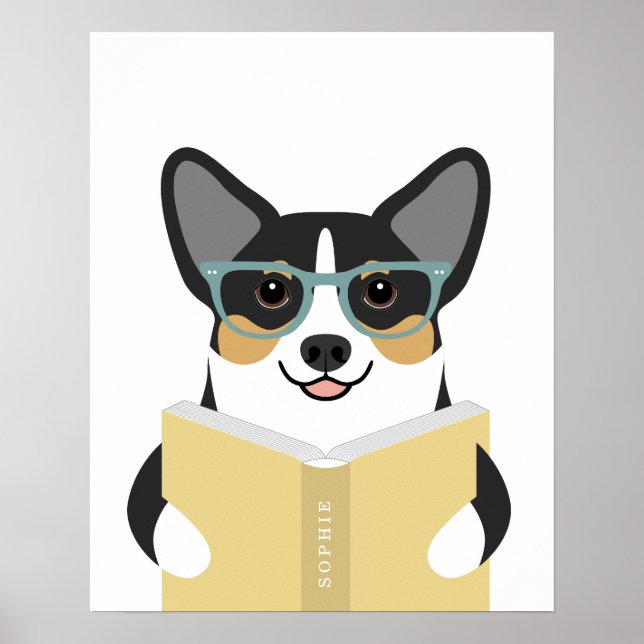 Corgi Dog Personalized Print (Front)