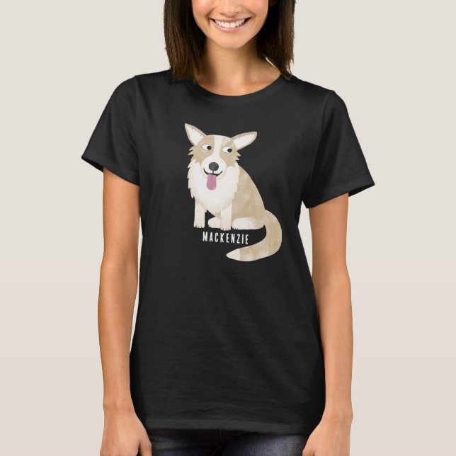 Corgi Dog Personalized T-Shirt (Front)