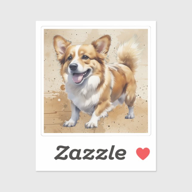 Corgi Dog Pet Animal Sticker (Sheet)