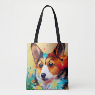 Corgi Dog Pet Cute Adorable Animal Companion Tote Bag
