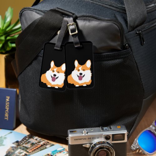 Corgi Dog Pet   Luggage Tag