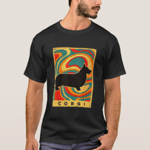Corgi Dog Retro Vintage T-Shirt