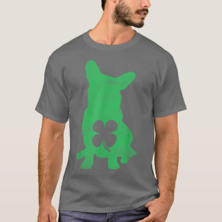 Corgi Dog Shamrock St  T-Shirt