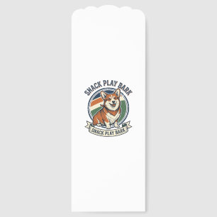 Corgi Dog Shirt Funny Vintage Engraving Pet Lover Bookmarks